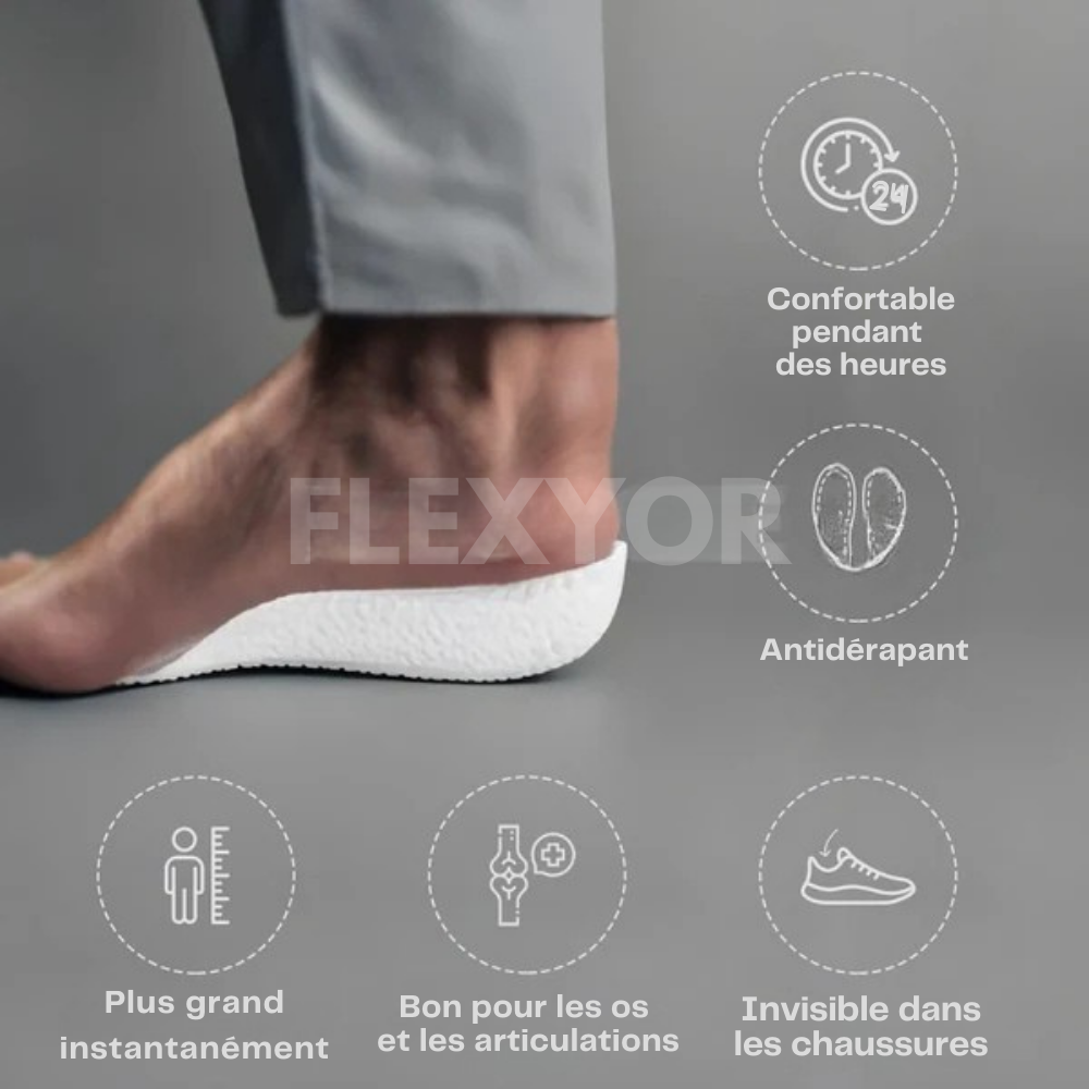 Semelles Orthopédiques Grandissantes Stepup™ - Flexyor