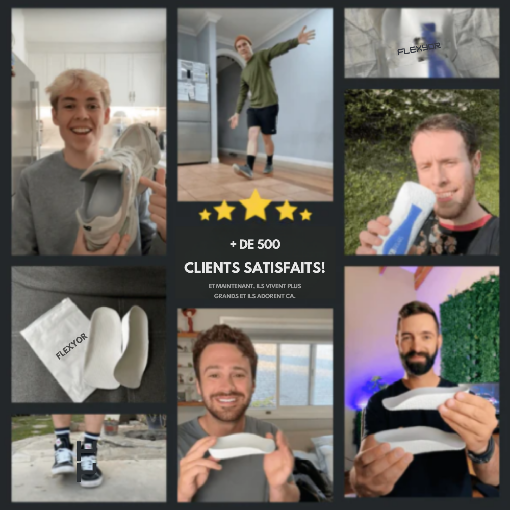 Semelles Orthopédiques Grandissantes Stepup™ - Flexyor