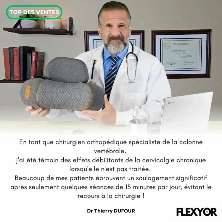 NeckRest - Le Masseur Thermique Cervical 3-en-1
