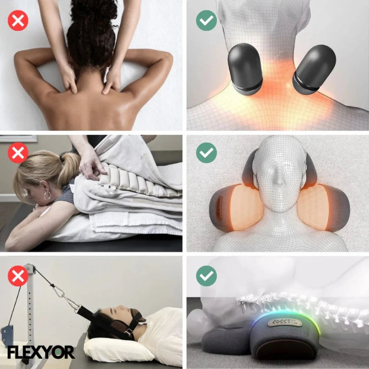NeckRest - Le Masseur Thermique Cervical 3-en-1