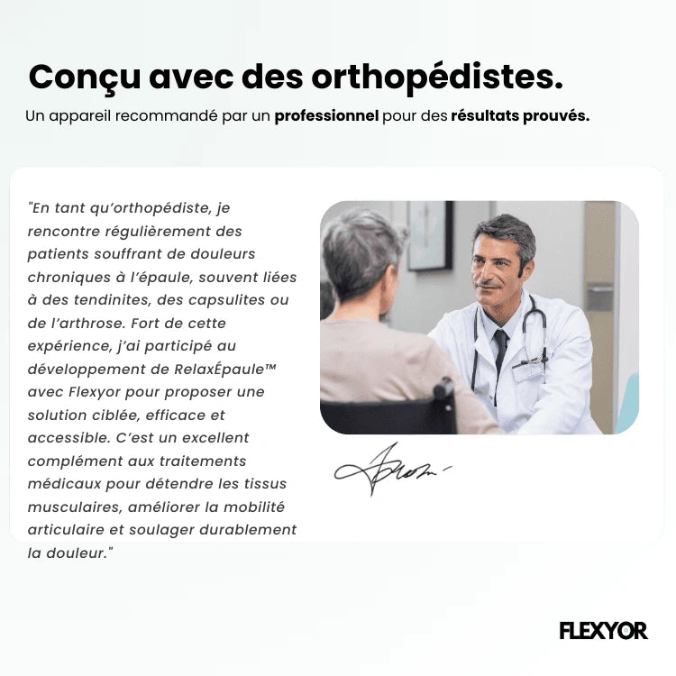 RelaxÉpaule™ – Orthèse Chauffante