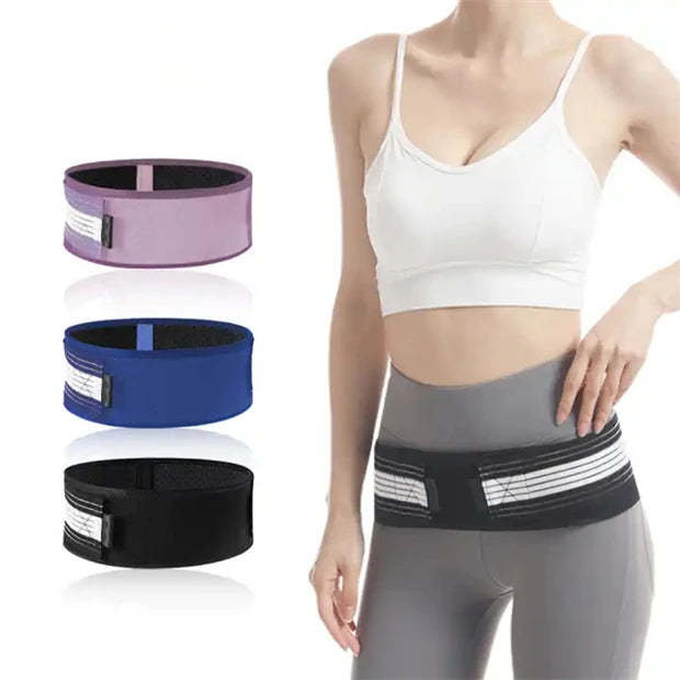Ceinture de maintien lombaire et bassin FLEXYOR, portée sur les hanches, sangles élastiques réglables