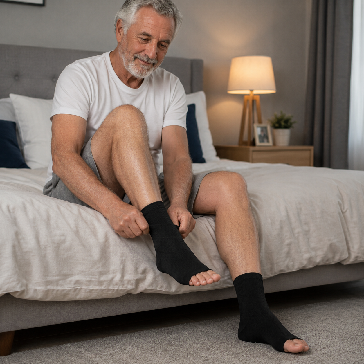 Chaussettes de Compression en Bambou