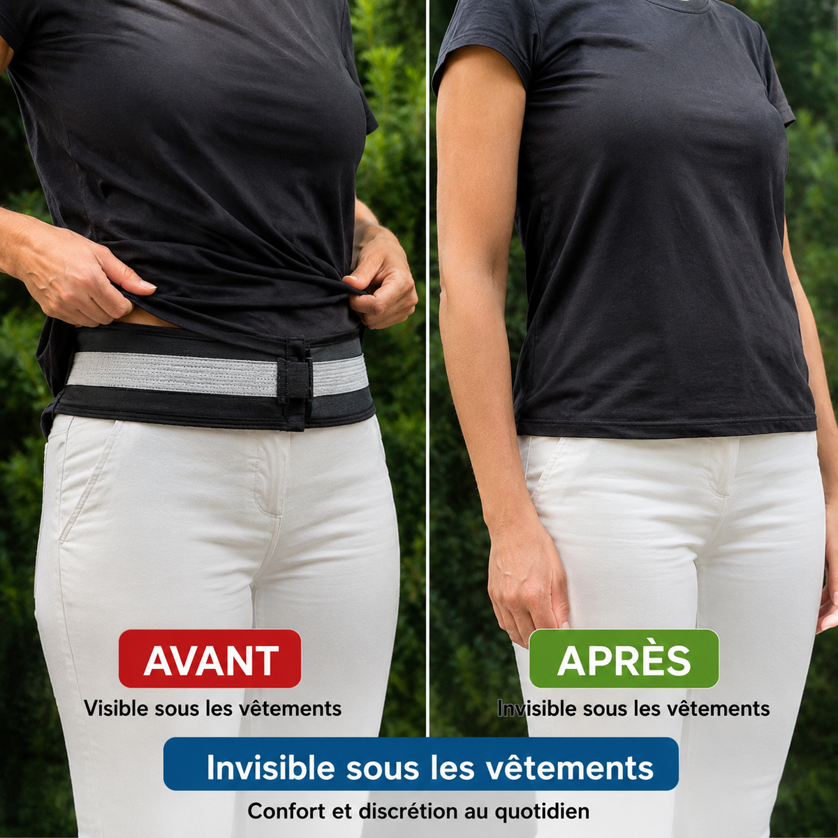 Ceinture de maintien lombaire et bassin