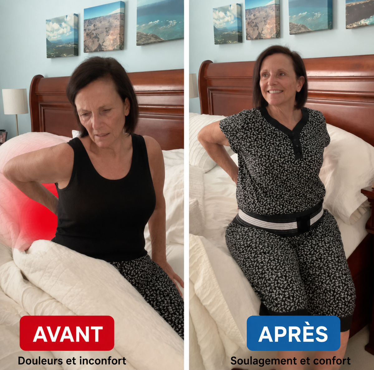 Ceinture de maintien lombaire et bassin