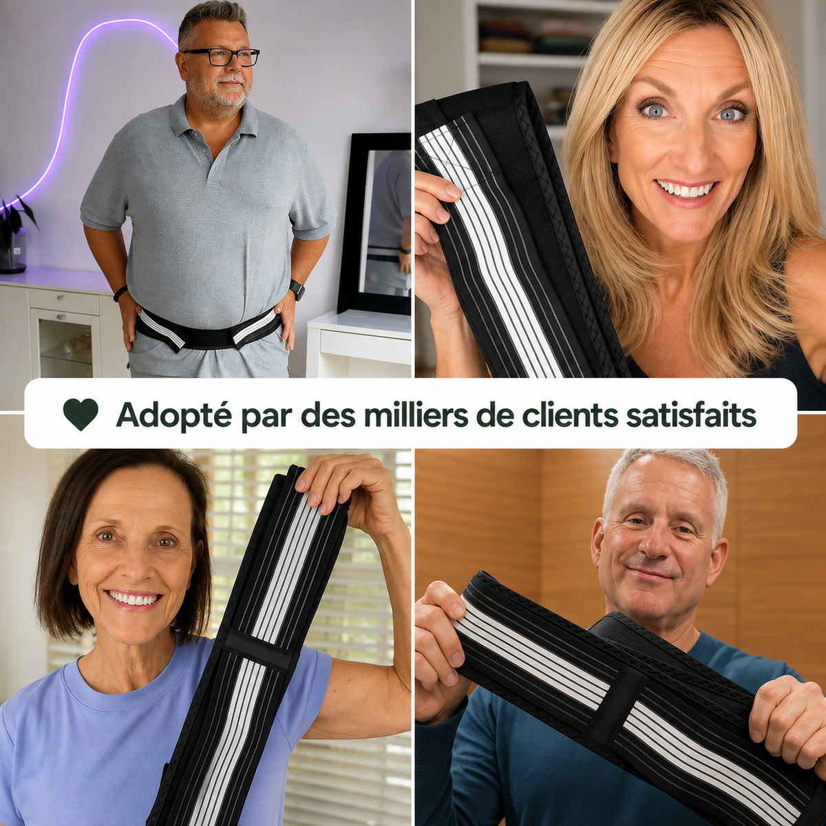 Ceinture de maintien lombaire et bassin