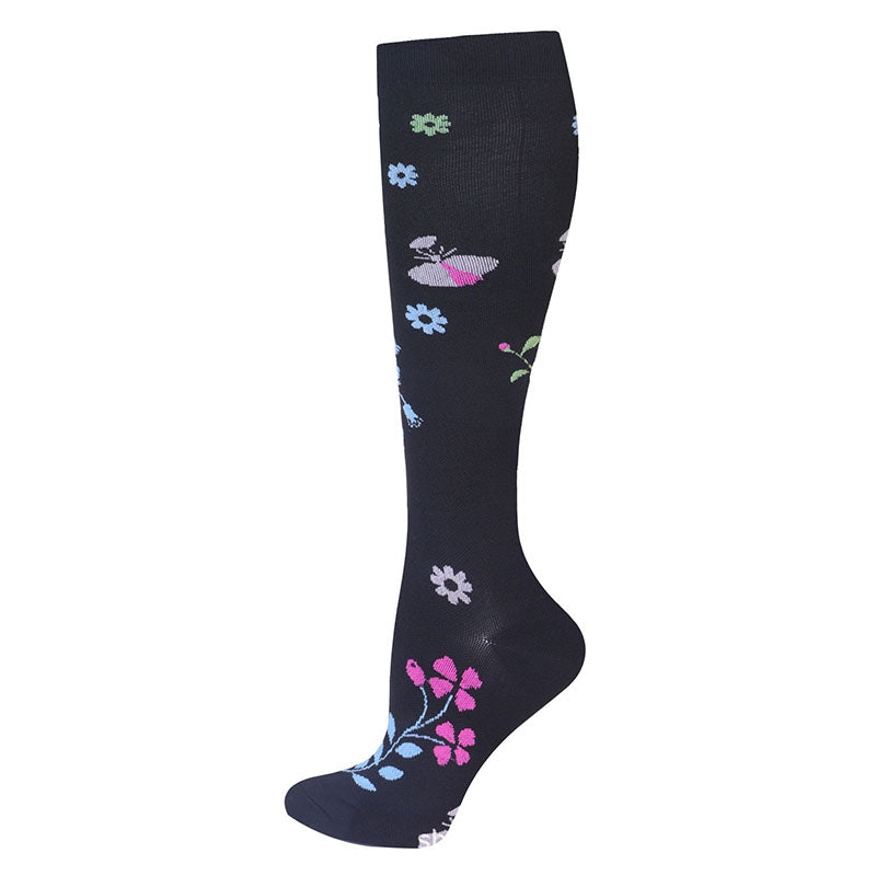 Chaussettes de compression Flexyor motif Marine Papillons