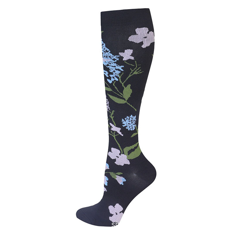 Chaussettes de compression Flexyor motif Marine Fleuri