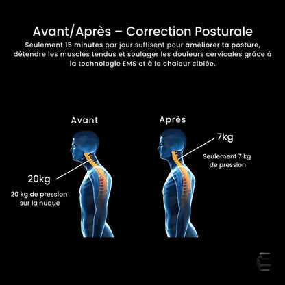 Masseur cervical en action – idéal contre les douleurs cervicales chroniques