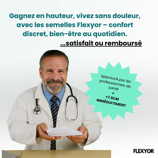 Semelles Orthopédiques Grandissantes Stepup™ - Flexyor