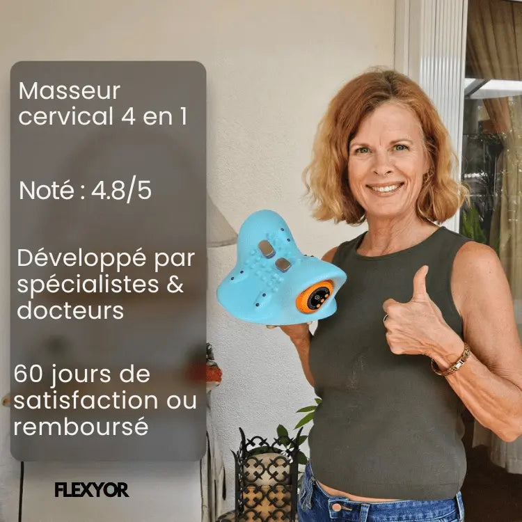 Masseur Cervical 4en1 V2 - Flexyor®