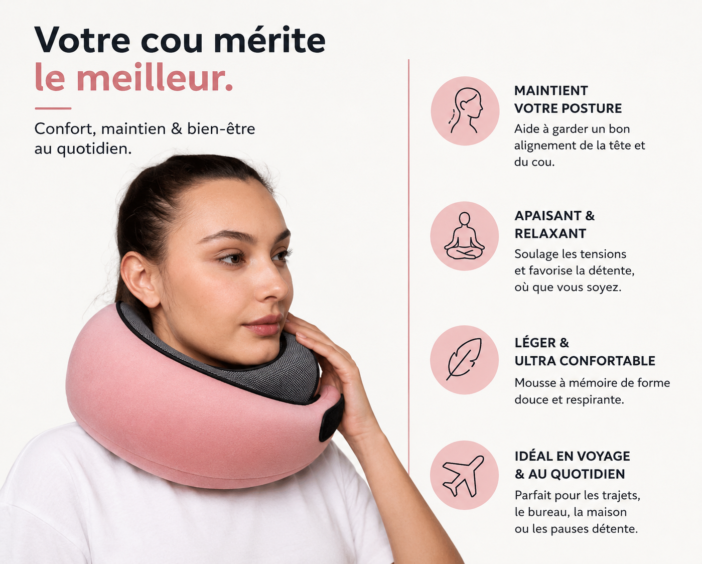 Coussin Cervical Voyage