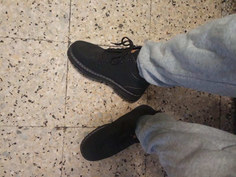 Debout toute la journee en chaussures de securite