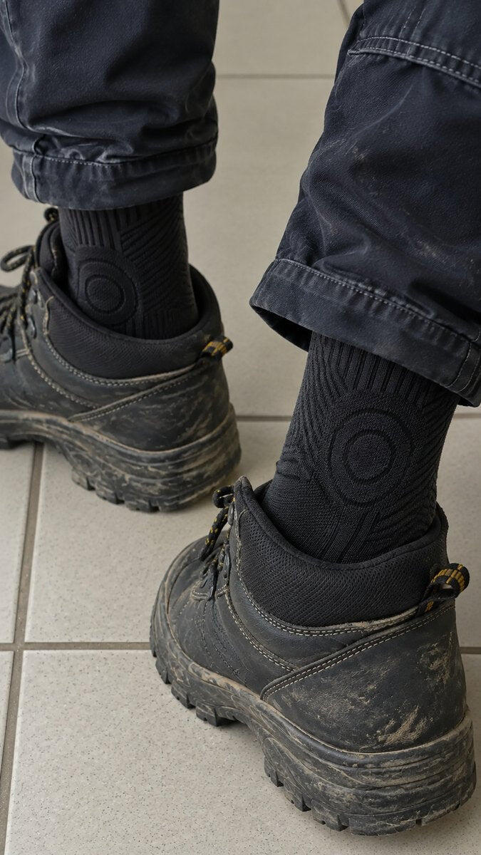La chaussette dans la chaussure de securite