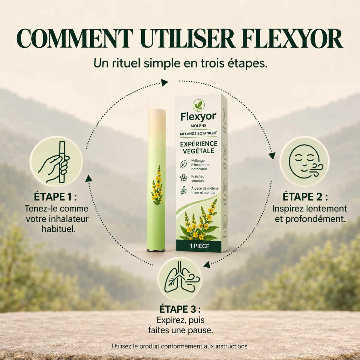 Comment utiliser l inhalateur en trois etapes