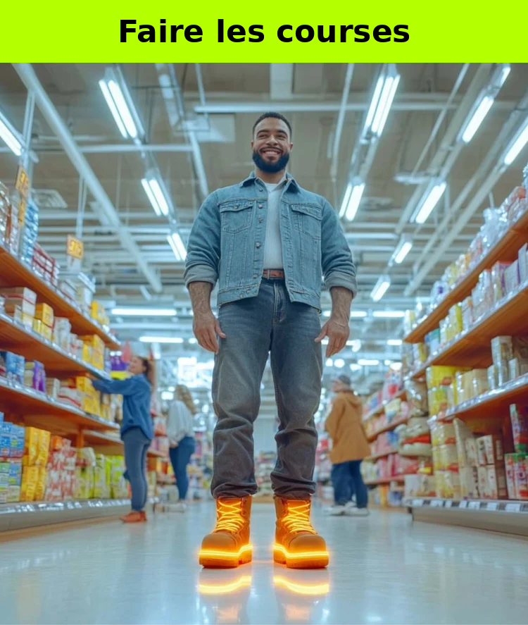 Semelles FLEXYOR pour faire les courses