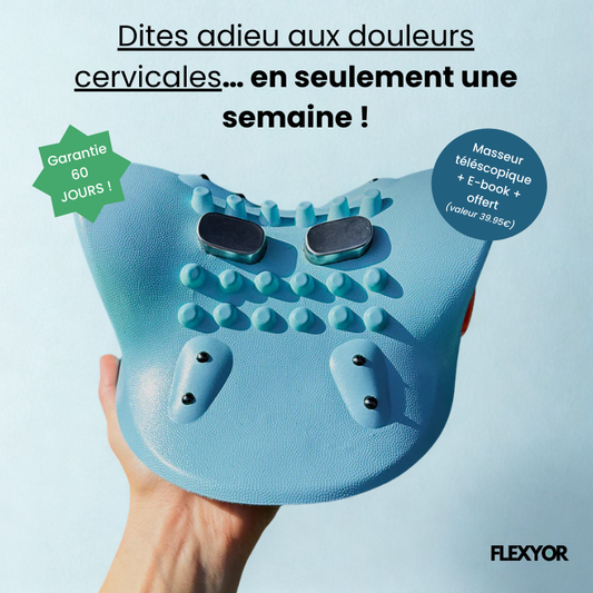 Masseur cervical Flexyor – soulagement des douleurs cervicales à domicile