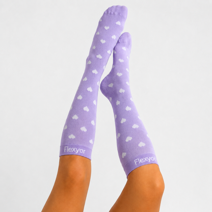 Chaussettes de Compression Fleuries